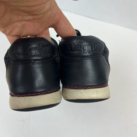 Women’s Alegria Essence Stained Glass”Casual Leather Sneakers 38 US 7.5 Comfy - Picture 6 of 10